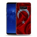 Дизайнерский силиконовый чехол для Samsung Galaxy Note 8 Флаг Турции