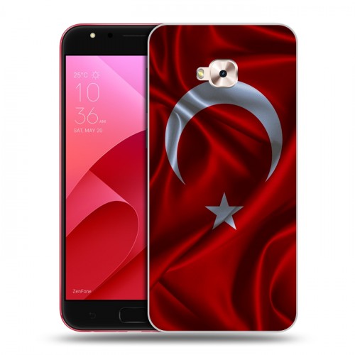 Дизайнерский пластиковый чехол для ASUS ZenFone 4 Selfie Pro Флаг Турции