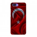 Дизайнерский силиконовый с усиленными углами чехол для Huawei Honor 10 Флаг Турции