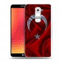 Дизайнерский пластиковый чехол для LG Optimus G2 Флаг Турции