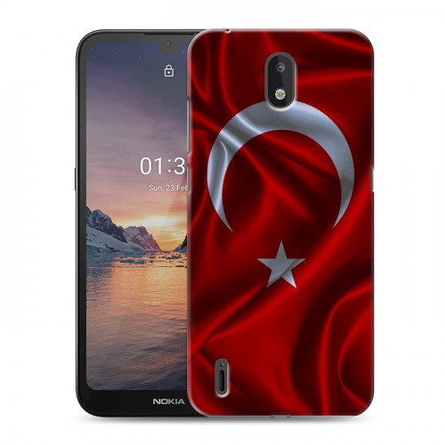 Дизайнерский силиконовый чехол для Nokia 1.3 Флаг Турции