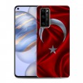 Дизайнерский пластиковый чехол для Huawei Honor 30 Флаг Турции