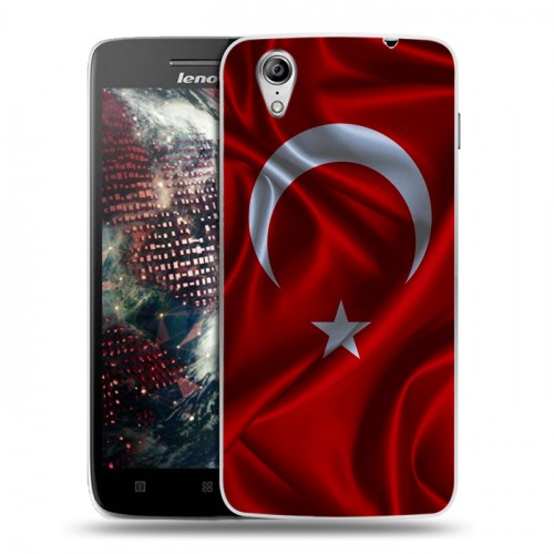 Дизайнерский пластиковый чехол для Lenovo Vibe X Флаг Турции
