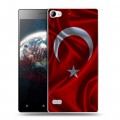 Дизайнерский силиконовый чехол для Lenovo Vibe X2 Флаг Турции