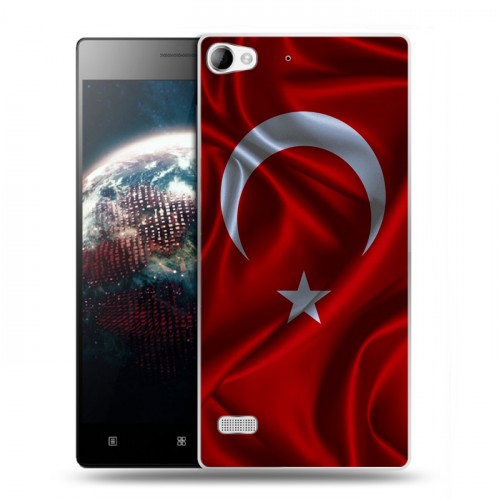 Дизайнерский пластиковый чехол для Lenovo Vibe X2 Флаг Турции