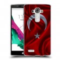 Дизайнерский силиконовый чехол для LG G4 Флаг Турции