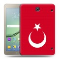 Дизайнерский силиконовый чехол для Samsung Galaxy Tab S2 8.0 Флаг Турции
