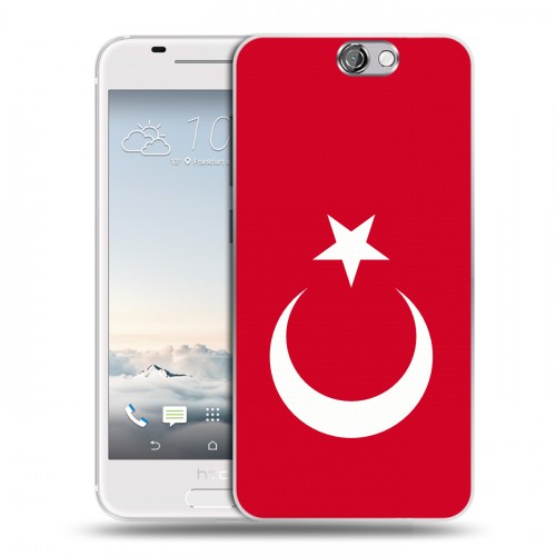 Дизайнерский силиконовый чехол для HTC One A9 Флаг Турции