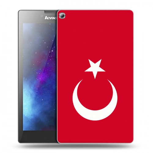 Дизайнерский силиконовый чехол для Lenovo Tab 2 A7-20 Флаг Турции