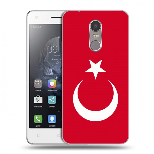 Дизайнерский пластиковый чехол для Lenovo K6 Note Флаг Турции