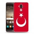 Дизайнерский пластиковый чехол для Huawei Mate 9 Флаг Турции