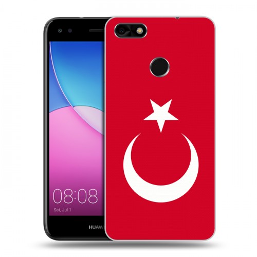 Дизайнерский пластиковый чехол для Huawei Nova Lite (2017) Флаг Турции