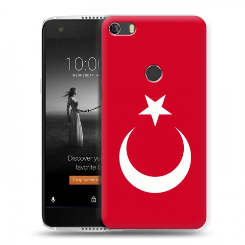 Дизайнерский силиконовый чехол для Alcatel Idol 5S Флаг Турции
