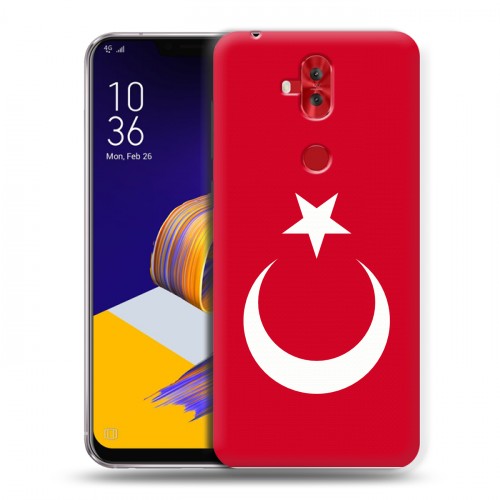 Дизайнерский пластиковый чехол для ASUS ZenFone 5 Lite Флаг Турции