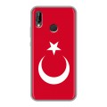 Дизайнерский силиконовый чехол для Huawei P20 Lite Флаг Турции