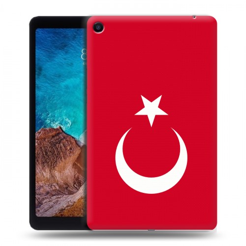 Дизайнерский силиконовый чехол для Xiaomi Mi Pad 4 Plus Флаг Турции