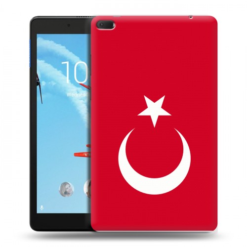 Дизайнерский силиконовый чехол для Lenovo Tab E8 Флаг Турции