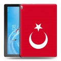 Дизайнерский силиконовый чехол для Lenovo Tab P10 Флаг Турции