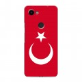 Дизайнерский пластиковый чехол для Google Pixel 3a Флаг Турции