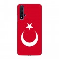 Дизайнерский силиконовый чехол для Huawei Honor 20 Флаг Турции