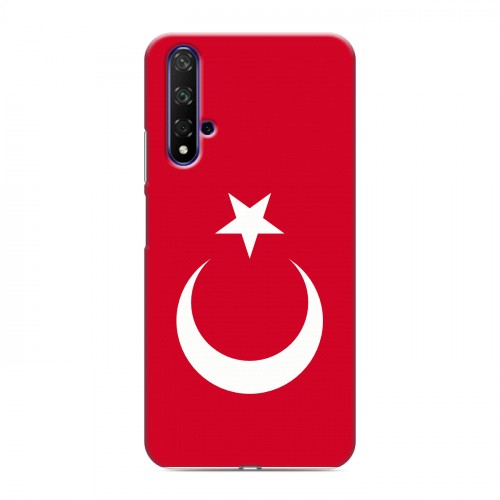 Дизайнерский силиконовый чехол для Huawei Honor 20 Флаг Турции
