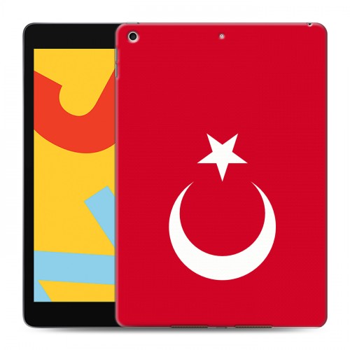 Дизайнерский силиконовый чехол для Ipad 10.2 (2019) Флаг Турции