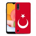 Дизайнерский силиконовый чехол для Samsung Galaxy M01 Флаг Турции