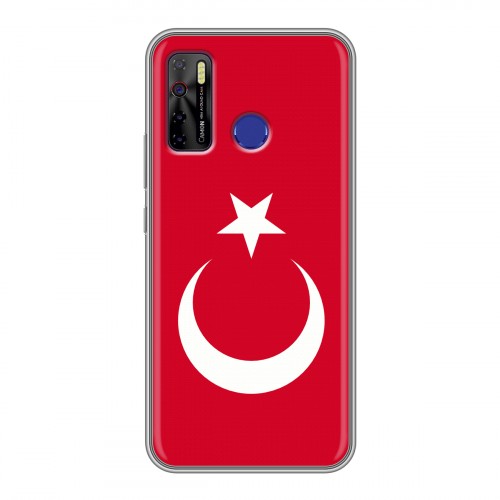 Дизайнерский силиконовый с усиленными углами чехол для Tecno Camon 15 Флаг Турции