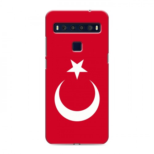 Дизайнерский пластиковый чехол для TCL 10L Флаг Турции