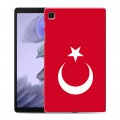 Дизайнерский силиконовый чехол для Samsung Galaxy Tab A7 lite Флаг Турции