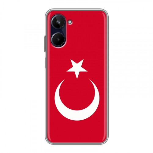 Дизайнерский силиконовый чехол для Realme 10 4G Флаг Турции