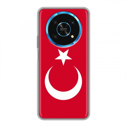 Дизайнерский силиконовый чехол для Huawei Honor Magic 4 Lite 5G Флаг Турции