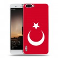 Дизайнерский пластиковый чехол для Huawei Honor 6 Plus Флаг Турции