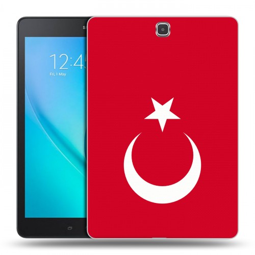 Дизайнерский силиконовый чехол для Samsung Galaxy Tab A 9.7 Флаг Турции