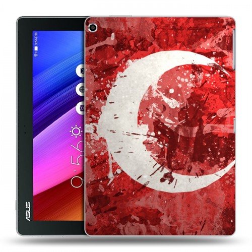 Дизайнерский силиконовый чехол для ASUS ZenPad 10 Флаг Турции
