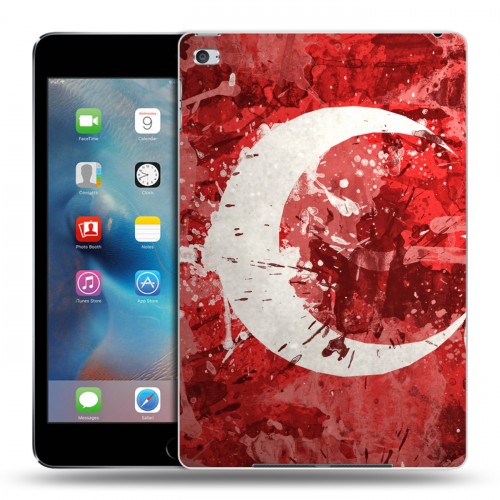 Дизайнерский пластиковый чехол для Ipad Mini 4 Флаг Турции