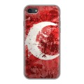 Дизайнерский силиконовый чехол для Iphone 7 Флаг Турции