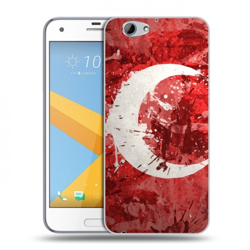 Дизайнерский силиконовый чехол для HTC One A9S Флаг Турции