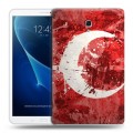 Дизайнерский силиконовый чехол для Samsung Galaxy Tab A 10.5 Флаг Турции