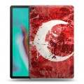 Дизайнерский силиконовый чехол для Samsung Galaxy Tab A 10.1 (2019) Флаг Турции