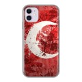 Дизайнерский пластиковый чехол для Iphone 11 Флаг Турции