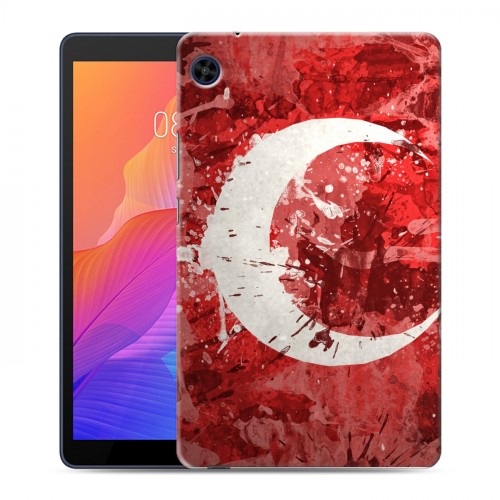 Дизайнерский силиконовый чехол для Huawei MatePad T8 Флаг Турции