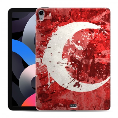 Дизайнерский силиконовый чехол для Ipad Air (2020) Флаг Турции