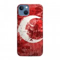 Дизайнерский силиконовый чехол для Iphone 13 Флаг Турции