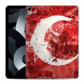 Дизайнерский силиконовый с усиленными углами чехол для Ipad 10.9 (2022) Флаг Турции