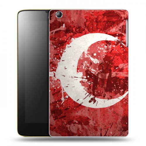 Дизайнерский силиконовый чехол для Lenovo IdeaTab A5500 Флаг Турции