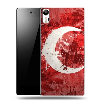 Дизайнерский силиконовый чехол для Lenovo Vibe Shot Флаг Турции (на заказ)