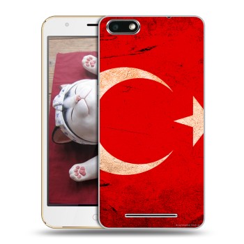 Дизайнерский силиконовый чехол для BQ Strike Флаг Турции (на заказ)