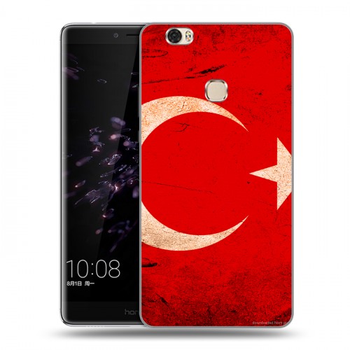 Дизайнерский пластиковый чехол для Huawei Honor Note 8 Флаг Турции
