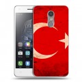 Дизайнерский силиконовый чехол для Lenovo K6 Note Флаг Турции